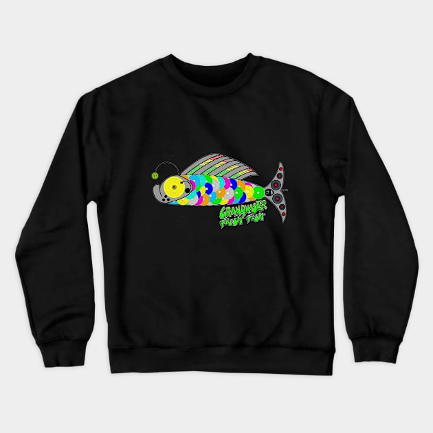 Grandmaster Fresh Fish Crewneck Sweatshirt by HYDA